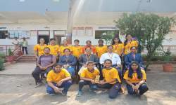 Shivaji University Zonal Kabaddi (Women) Tournament 23-24 Our College 3rd Place Winner Team Group Photo