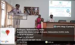 Shahu Career Club Inauguration and Guidance lecture by Dr. B. B. Ghurake