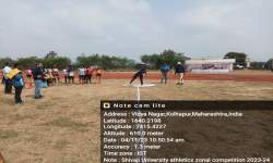 Shivaji University Zonal Athletics (Men & Women) Competition Event  Shout Put Photo