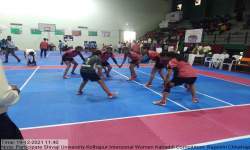 kabaddi inter - zonal match time