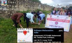 Organization of Cleanliness drive- 'Ek Din, Ek Ghanta, Ek Saath' - in nearby area of College under 'Swachhata hich Seva' Campaign