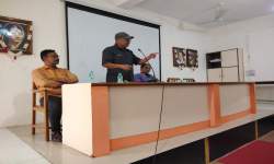 National Service scheme and Department of Physical Education jointly organized lecture on Stress Management for teaching and nn-teaching Staff