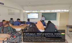 organisation of 9 days on job training programme for M.Sc-I year Students