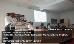 Organization of Career Guidance Lecture by Department of Physical Education and Sports for players  on the occasion of National Sports Day