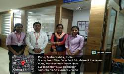 मराठी भाषा संवर्धन पंधरवडानिमित्त एस.एम.जोशी कॉलेज पुणे येथील मराठी व ग्रंथालय विभागाला भेट