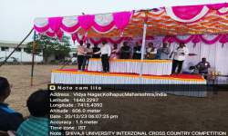 Shivaji University Inter-Zonal Cross-Country competition Praveen Baban Kamble secured the 4th position in the 10 KM Run PHOTO 23-24