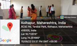 Department of Sociology and Cultural Committee jointly organised Rangoli Compitition in the occassion of Karmaveer Jayanti