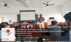 World Ozone Day organized by Junior College, Resource Person Dr. B. B. Ghurake