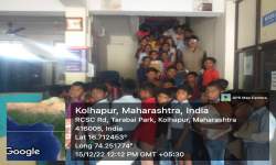 Library : Report on the visit of School Library of M. Dun. Shreshthi Samata High-school, Kolhapur.