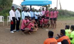 shivaji University kabaddi Men Inter zonal  Winner team Photo 2017-2018