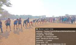 Annual Sport Day Men  Running Race  Photo