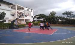 basketball camp student playing photo