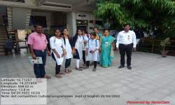 skit competition participation of students from Dept. of English