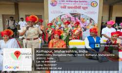 Rajarshi Chhatrapati Shahu College, Udan Manch and News Live 24 jointly organised bike rally on the occasion of the International Women's Day.