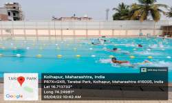 Annual sport day activity swimming freestyle