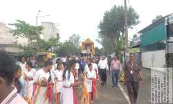 Organization of Karmaveer  Jayanti Rally