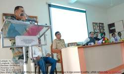 कोल्हापुर जिला आजी- माजी सैनिक संघटना तथा महाविद्यालय का हिंदी विभाग, एनसीसी विभाग तथा IQAC के संयुक्त तत्वावधान में आयोजित 'अग्निवीर मार्गदर्शन शिबिर'