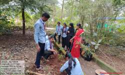 Plantation activity for establishment of Butterfly garden: Ecosystem Conservation  activity (Department of Zoology)