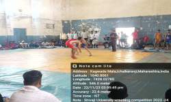 Shivaji University One Zone Free-Style, Greco-Roman Wrestling (Men) Competition Photo 23-24