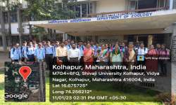 Study visit (B.Sc. I) to Zoology Department Shivaji University,Kolhapur
