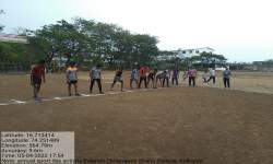 Annual sport day Running activity 05th April to 08th April,2022