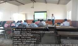 SUCCESSFULLY ORGANISING POLICE AND ARMY PRE – RECRUITMENT TRAINING CAMP