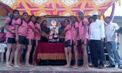 Shivaji University kabaddi Women Interzonal Winner team Photo 2017-2018