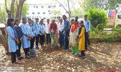 Tree Plantation Program organized by IQAC, Department of Botany and Nature Club on the Occasion of 82 Birth Anniversary of Hon. Sharadchadraji Pawar