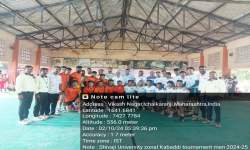 SHIVAJI UNIVERSITY ZONAL KABADDI (MEN) TOURNAMENT SECURED 2 PLACE