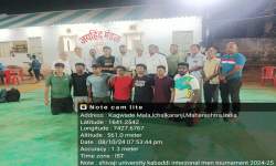 SHIVAJI UNIVERSITY INTER-ZONAL KABADDI (MEN) TOURNAMENT THIRD PLACE WINNER TEAM