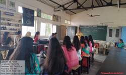 Guest lecture by Mr.R.P.Dethe on Career Opportunities after B.Sc. Zoology On Occassion of farewell function of B.Sc.III