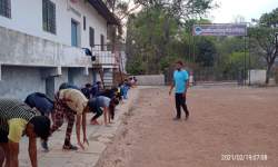 photo -world Sun solutation day (jagtik Surya namaskar din)
