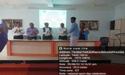 SPORTSMAN FELICITATED PHOTO -NATIONAL SPORT DAY - 29TH AUGUST, 2023